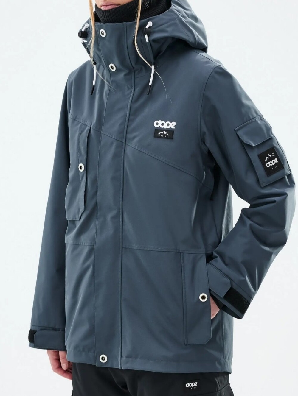 Adept W Snowboard Jacket Women Metal Blue Xs